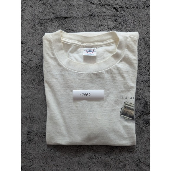 Vintage Delta Pro Weight Short Sleeve T Shirt Men's Size XL White Made In USA - Picture 10 of 10